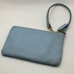 Coach A Rare Vintage HTF Baby Soft Blue Leather  Wristlet Wallet Photo 2