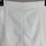 Free People  Modern Femme Denim Mini Skirt Women's 8 White Festival Boho Jean Photo 6