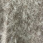 123 Story by Line Up Fuzzy Soft Open Front Animal Print Sweater Cardigan S Small Tan Photo 4