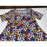 LuLaRoe  Sm Perfect Tee Jack Skellington Skulls Disney Multicolor Swing Dress NEW Photo 8