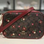 Coach Jes Crossbody In Signature Canvas With Heart Petal Print c7617 Photo 5