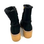 J.Crew Sherpa Stacked Heels In Suede black Photo 3