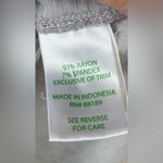 Lilly Pulitzer  Womens Top 100% Pima Cotton V-Neck Tee Gray Short Sleeve S Photo 5