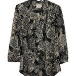 HD in Paris ‎ front ruffle blouse with trees & birds owls size 2 Photo 0