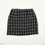 Abercrombie & Fitch  Tweed Mini Skirt - Black/White - XS Photo 8