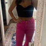 Judy Blue Jeans Cropped Pink Size 26 Photo 0