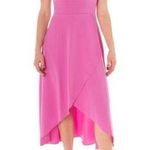 MAISON TARA Dress Size 4 Savanah Midi Cut Out Crepe Fit & Flare Wedding NWT Photo 1