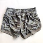 Athleta Mesh Racer Run Short 4" Black Camo Lux Womens Size M Athletic Yoga Run Photo 3