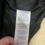 CHAPS Women's Black Faux Leather Mid-Length Motorcyle Jacket XL | EUC Photo 8