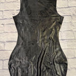 Latex sheath dress size medium black excellent condition Photo 0