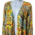 Forever 21 NEW  Animal Tropical Print Kimono Swim Beach Cover up Resort Travel 1X Photo 2