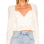 Free People  long sleeve Crop Top Photo 0