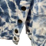 The Sweatshirt Project Tunic Top Shirt Tie Dye Blue White Size 1X Photo 3