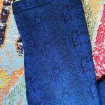Joie  Keena snake skin print blue leggings▪️size M Photo 5