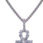 Lexico Fashion Silver plated 18” Ankh cross Necklace Photo 5