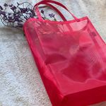 I.N. San Francisco Red Mesh Chic Tote Bag Photo 1