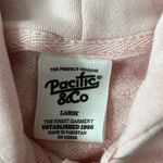 New Pacific & Co. hoodie Unisex Destin Florida zip up in pink size Large Blue Photo 8