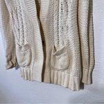 Old Navy  Cotton Chunky Knit  Cardigan Sweater SZ L Photo 4