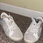 Vintage Havana Womens  Croc Embossed Superstar Leather Shoes Photo 2