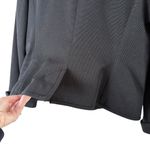 Talbots  The Grace Fit Double Breasted Ribbed Blazer Jacket Cotton Silk Black, 14 Photo 10