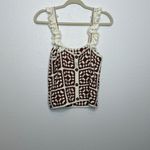 Marine layer  Archive Cora Crochet Tank Brown Cream XS Photo 5