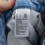 American Eagle Curvy Super High Rise Baggy Straight Jeans Women's Size 2 Short Photo 6