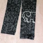 Ivory Ella  black gray cheetah animal print leggings with elephant Photo 1