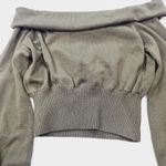 House of Harlow 1960 X REVOLVE Chey Off Shoulder Sweater in Dark Olive Small Green Photo 8