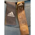 Adidas Mock Neck Sleeveless Crop Sweatshirt Blue Womens Size Medium Photo 2