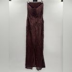 Michael Costello  x Revolve Opal Midi Dress in Chocolate Photo 8