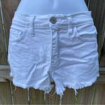 0² Denim O2 Denim white distressed frayed shorts Photo 0