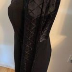 Black sexy dress formfitting, long sleeve black dress medium Photo 2