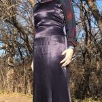 Gunne Sax Vintage Navy Blue Maxi Dress Photo 1