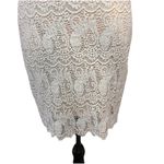 Ark & Co. Ecru Lace Dress With Nude Lining Women’s Size Small Photo 5