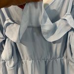 Torrid Powder Blue Lightweight Chiffon Ruffled V Neck Babydoll Tank Top Size 2X Photo 10