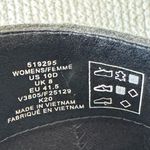 Lands' End Black Pebbled Genuine Leather Lug Sole Ankle Boots Booties Size 10 Photo 5