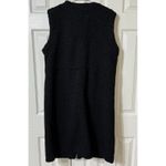 Prologue EUC  WOMEN'S SLEEVELESS DEEP V-NECK FRONT BUTTON LONGLINE SHERPA VEST- L Photo 5