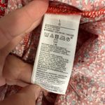 Gap Smocked Tie-Front Mini Dress, Red Floral Print, L 779850 Photo 5