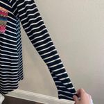 Bellamie Long Sleeve Black and White Stripes with Multi Color Accents Photo 8