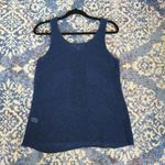 Charming Charlie 's Blue Knit Tank Top Medium Photo 3