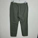 Vince NWOT Coin Pocket Cropped Straight Linen Blend Trousers Sage Size 6 Photo 6