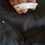 ZARA Men's Black Lightweight Shirt Jacket Photo 7