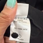 Mcguire  Barrett Black Sorbonne Ruffle Linen Blend Top Sz S Photo 6