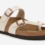Birkenstock women’s Mayari beige leather strappy sandals Sz 37 US 7 Photo 0