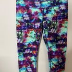 Athleta Women Small Floral Fade Sonar Athletic Crop Leggings Excellent Condition Photo 6