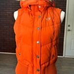 Hollister Vintage Co Puffer Vest With Faux Fur Hood Photo 6
