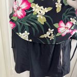 Beach Diva by Malibu Floral Black Bikini Set Size 14 Photo 4