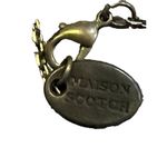 Maison Scotch  tassel necklace antique gold charms M 24" long Photo 2