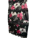 White House | Black Market Ladies Floral Silky Lace Sleeveless Midi Dress SZ 0 Photo 4
