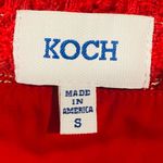 Koch “Annie” blazer jacket in Cherry. Wool blend in classic tweed.. Size small Photo 5